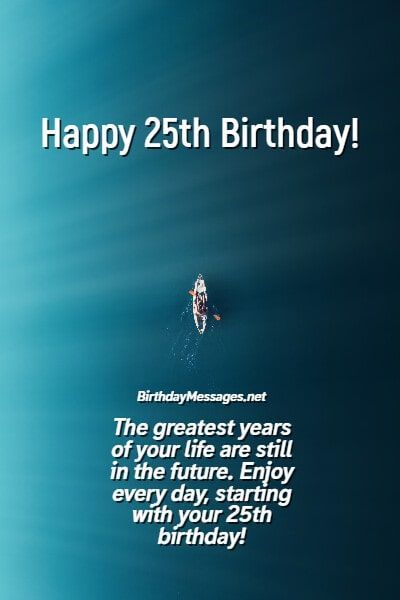 25th birthday wishes mark a huge milestone: the day loved ones turn 25 years old. Don’t know what to say? Find 100+ examples of 25th birthday messages here. 25 Birthday Wishes For Him, Happy Birthday 25th Birthday Boy, Happy 25th Birthday Son, Happy 25th Birthday Quotes, 25th Birthday Quotes, 25th Birthday Wishes, Birthday Message For Him, Nice Birthday Messages, Birthday Wishes Gif