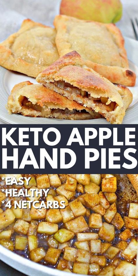 Keto Fried Apple Pies, Keto Hand Pies Recipes, Keto Apple Fritters Recipe Easy, Low Carb Hand Pies, Keto Apple Pie Bars, Keto Buttermilk Pie, Keto Hand Pies, Keto Turnovers, Keto Apple Turnover