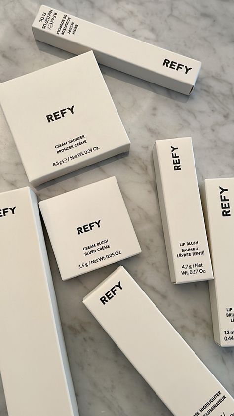 REFY BEAUTY Refy Beauty Aesthetic, Beauty Box Packaging, Skincare Organiser, Lady Killer, Marketing Project, Arch Brows, Radiant Beauty, Beauty Background, Colorful Nail