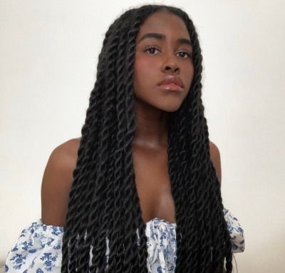 Box Braids Hairstyles For Black Women, Twist Braid Hairstyles, Hair Twist Styles, Pretty Braided Hairstyles, Girls Braids, Dope Hairstyles, Braided Hairstyles For Black Women, Goddess Braids, Box Braids Hairstyles