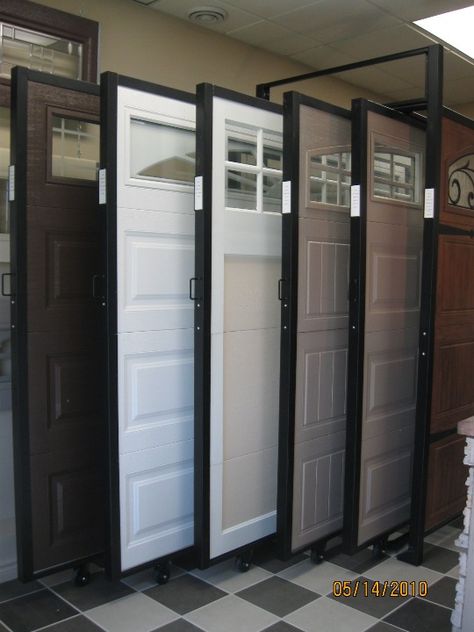 Showroom | South Western Ontario Garage Doors & Openers | Car-Wal ... Door Showroom Design, Door Showroom, Design Center Showroom, Commercial Space Design, Showroom Decor, Modern Exterior Doors, Retail Store Interior Design, Garage Door Design, Doors Interior Modern