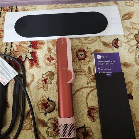 Dyson Airstrait Straightener -Strawberry Bronze/Blush Pink- Limited Edition Dyson Airstrait, Heat Mat, Pink Body, Heat Damage, Shipping Boxes, Extreme Heat, No Heat, Color Blending, Limited Editions