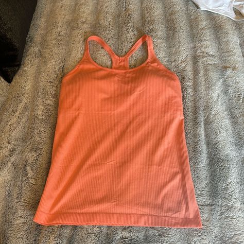 Super Comfy Athletic Top Ribbed And Brand New. Never Worn Size 8 Lulu Lemon Tank Tops, Lulu Wishlist, Sport Fits, Lulu Tank, Lulu Outfits, Peach Pink Color, Track Star, Athletic Tops, Dream Outfits