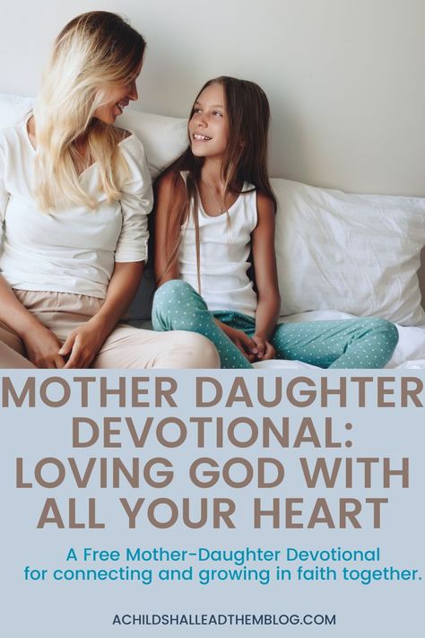 Mother Daughter Devotions, Mom And Daughter Bible Study, Mother-daughter Devotional, Mother Daughter Bible Study, Girl To Girl, Growing Your Faith, Prayer For Daughter, Ratajkowski Style, Mother Daughter Activities