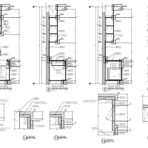 I will produce technical drawings of your  millworks or joineries Interior Architecture Details, Interior Drawings Detail, Kitchen Technical Drawing, Interior Design Details Drawing, Bed Section Detail Drawing, Kitchen Details Drawing Cabinets, Kitchen Details Drawing, Cabinet Detail Drawing, Drawer Detail Drawing