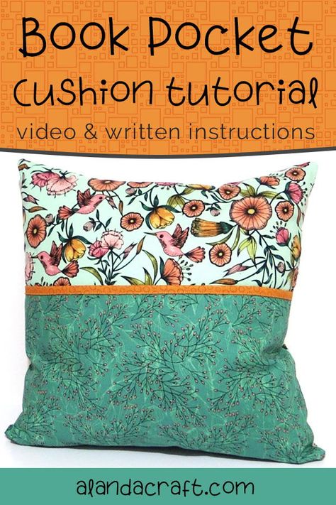 Reading Book Pillow Pattern, How To Make A Reading Pillow, Reading Pillow Tutorial, Reading Cushions For Kids, Book Pillow Pattern Free, Reading Pillow Pattern Free, Pocket Pillow Pattern Free, Scrap Fabric Pillow, Cricut Pillows