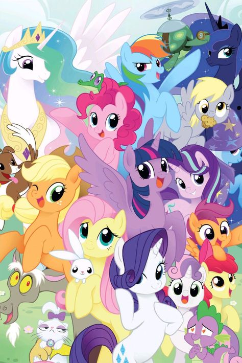 Pin on Ponymaniac My Little Pony Friendship Is Magic, Beruang Grizzly, Cutie Mark Crusaders, Angel Bunny, Starlight Glimmer, My Little Pony Poster, Derpy Hooves, My Little Pony Princess, Sweetie Belle