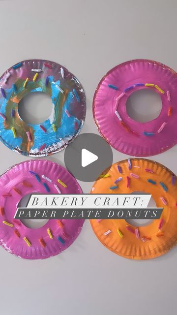 Donut Activity Preschool, Instagram Bakery, Donut Craft, Bakery Crafts, Pipe Cleaners, Anne Marie, A Craft, Cut Up, Craft Paper