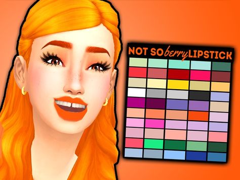 Not So Berry Sims 4 Cc, Sims 4 Not So Berry Cc, Cc Makeup, Sims 4 Cc Eyes, Berry Lipstick, Makeup Cc, Sims 4 Cc Makeup, Sims 4 Mm, Sims 1