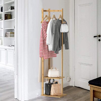 Hanging Clothes Rail, Bamboo Clothes, Coat Rack With Storage, Coat Tree, Standing Coat Rack, Clothes Stand, Hat Hanger, Corner Storage, Bamboo Clothing