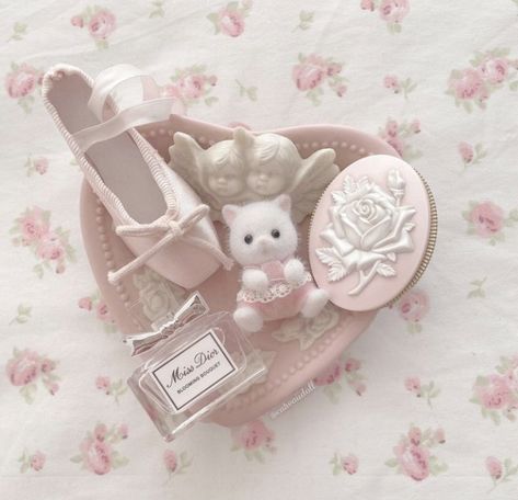 ♡ Couqutte Pfp, White Coquette, Miss Dior Blooming Bouquet, Soft Pink Theme, Baby Pink Aesthetic, Pink Coquette, Calico Critters, Pastel Pink Aesthetic, Rose Pastel