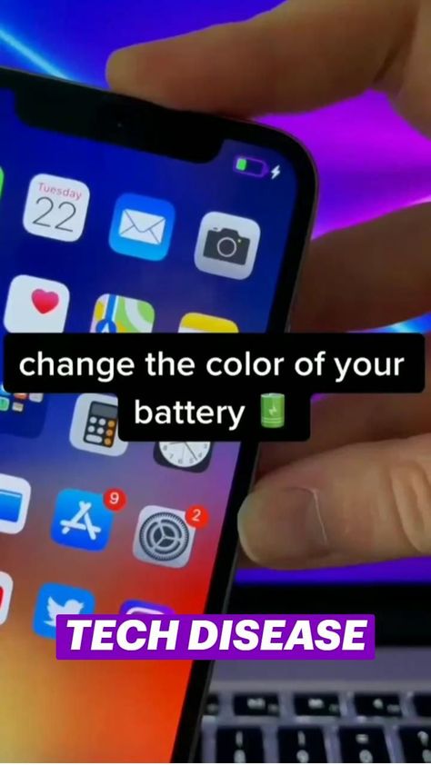 How to Change the Color of Battery icon on Your iPhone | Iphone life hacks, Iphone life, Life hacks websites Telefon Hacks, Iphone Secrets, Battery Icon, Smartphone Hacks, Ipad Hacks, Iphone Life Hacks, Iphone Life, Life Hacks Computer, Life Hacks Websites