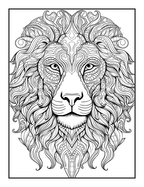 livre de coloriage de 50 mandalas d'animaux pour la relaxation et la méditation des adultes Color Images, Dog Images, Wild Animals, Colour Images, Adult Coloring, Animals Wild, Relaxation, Dog Cat, Dogs