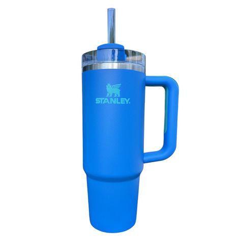 Purchase Comes With Laser Engraved Personalzation On Opposite Side Of The Stanley Logo. Message Using Poshmark Messaging After Purchase. Indicate Font, Vertical Or Horizontal, Upppercase, Lowercase, Or First Initial Uppercase And Remainder Lowercase. ***Price Is Non-Negotiable For Personazlied Items*** Stanley 30oz Quencher Flowstate H2.0 In Cobalt (Blue) The Stanley Quenchers Will Keep Your Drink At The Perfect Temperature For Hours. Add One Of Them To Your Collection Today! Stanley Quenchers F Stanley Cup Stickers, Stanley Cup 30 Oz, Stanley Blue, Stanley Logo, Stanley 30oz, Logo Message, Lux Life, Stanley Cups, Cute Water Bottles