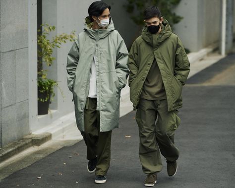 F Men, Outfits New York, Gore Tex Fabric, Streetwear Men, Cool Fits, Streetwear Men Outfits, Down Parka, Cargo Pant, Brand Store