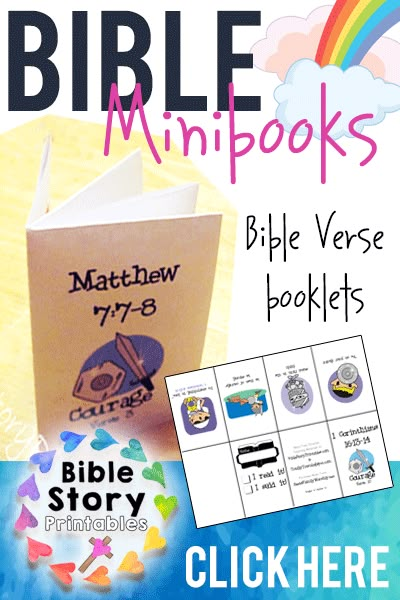 Free Bible Story Minibooks and Bible Verse Minibooks to had out to students.  Creation Minibook, Ten Commandments Minibook, Noah's Art and more. These are perfect for homeschool or Sunday School settings. Memory Verse Ideas, Bible Story Printables, Eve Bible, Toddler Sunday School, Preschool Bible Lessons, Bible Worksheets, Memory Verses, Bible Story Crafts, Preschool Bible