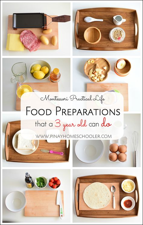 Montessori in the kitchen "recipes" for 3 year olds. Montessori Trays, Montessori Parenting, Practical Life Activities, Montessori Lessons, Montessori Homeschool, Montessori Practical Life, Food Activities, Montessori Toddler Activities, Montessori Preschool