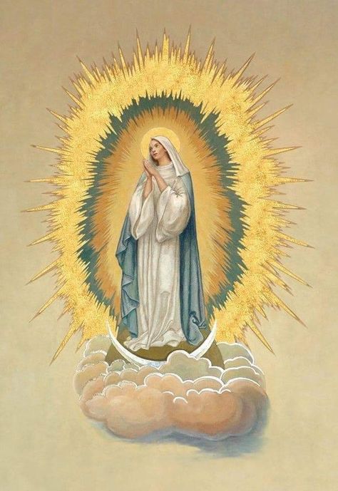 Catholic Wallpaper, Virgin Mary Art, Mother Mary Images, Jesus Drawings, Mama Mary, Queen Of Heaven, Mother Art, Catholic Images, Immaculate Conception