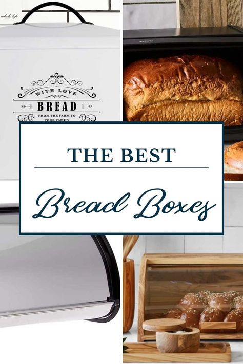 A roundup of the best bread boxes for any kitchen. Corner Bread Box Ideas, Bread Box Ideas, Best Bread, Bread Boxes, Meal Time, Homemade Recipes, Meal Prep, Bread, Good Things