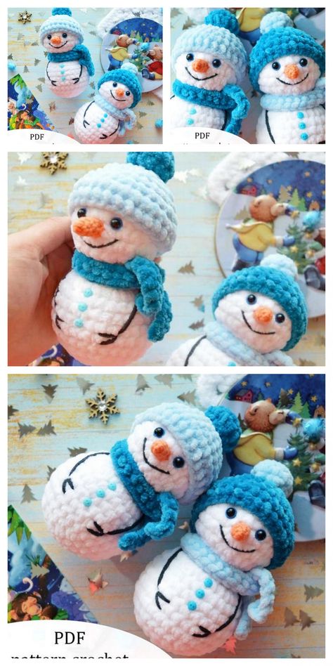 Crochet Tabogon, Melting Snowman Crochet Pattern, Crochet Amigurumi Scarf, Snowman Beanie Crochet, Crochet Christmas Animals Free Patterns, Crochet Porcupine Free Pattern, Crochet Melted Snowman Free Pattern, Amigurumi With Blanket Yarn, Amigurumi Craft Fair