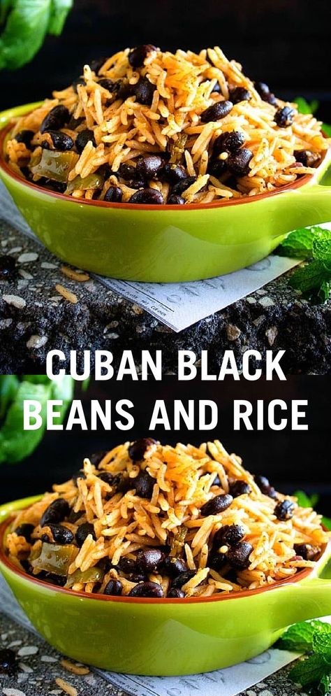 Transport your taste buds to the vibrant streets of Cuba with our authentic Cuban Black Beans and Rice recipe! 🇨🇺🍛 Experience the perfect blend of flavors and textures, from the creamy black beans to the fluffy, fragrant rice. A taste of Havana in your own kitchen. 🌴🌞 #CubanCuisine #BlackBeansAndRice #CubanFlavors #HomemadeHavana #FoodieAdventures Cuban Black Beans And Rice, Cuban Rice And Beans, Cuban Rice, Rice Video, Cuban Black Beans, Rice And Beans Recipe, Cuban Dishes, Black Beans And Rice, Black Bean Recipes