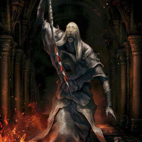 First E3 artwork from Elden Ring, FromSoftware's new game created by Hidetaka Miyazaki (Dark Souls) and George R.R. Martin (A Song of Ice and Fire). Godskin Apostle, Elden Ring Poster, Elder Ring, The Tarnished, Hidetaka Miyazaki, From Software, Soul Game, Gaming Posters, Dark Souls Art