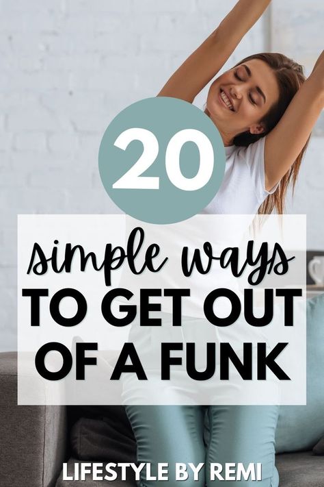 How to get out of a funk. 20 ways to find your motivation when you’re going through a rut or slump. These small activities will help you take back your day. Personal Goals List, Get Out Of A Rut, Personal Goal Setting, Wellness Shots, Productivity Quotes, Personal Growth Quotes, Personal Growth Plan, Productive Things To Do, Habits Of Successful People