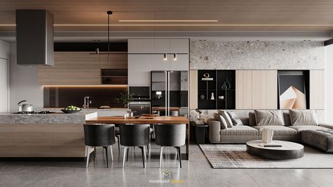 TOWNHOUSE on Behance Townhouse Interior, Living Hall, A Living Room, Design Living, Design Case, Ceiling Design, Luxury Interior Design, Luxury Living Room, 인테리어 디자인