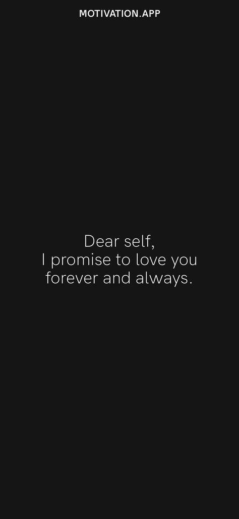 Promise To Self, Winning Quotes, Magical Quotes, Medical Wallpaper, Motivation App, Forever And Always, Dear Self, Love Yourself Quotes, I Promise You