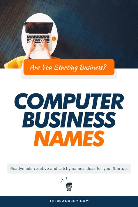 The computer and the digital age are fully integrated into modern society. The computer business is one of the numerous business ideas available in this modern generation. #SmallBusinessNames #BusinessNamesIdeas #NamesIdeas #BusinessNames #ComputerbusinessNames Online Business Name Ideas, Cafe Names Ideas, Creative Company Names, Company Names Ideas, Computer Business, Shop Name Ideas, Catchy Names, Creative Names, Modern Society