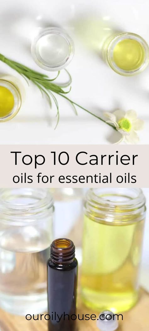 What are the best carrier oils for essential oils, and when should we use them? Because essential oils are incredibly concentrated, they should almost always be diluted in a carrier oil, specifically when used topically. Below you’ll find my favorite carrier oils, where to find them, and how to use them with essential oils. Carrier Oils For Essential Oils, Witch Life, Essential Oil Perfumes Recipes, Roller Bottle Blends, Homemade Essential Oils, Diluting Essential Oils, Essential Oils For Pain, Homemade Essential Oil, Essential Oil Carrier Oils