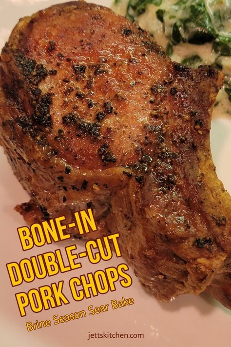 Double Bone In Pork Chop, Pork Loin Chops Bone In, Double Cut Pork Chop Recipes, Thick Cut Pork Chop Recipes Bone In, Thick Cut Bone In Pork Chops, Thick Cut Pork Chops In Oven, Thick Bone In Pork Chops, Double Cut Pork Chops, Baked Thick Pork Chops