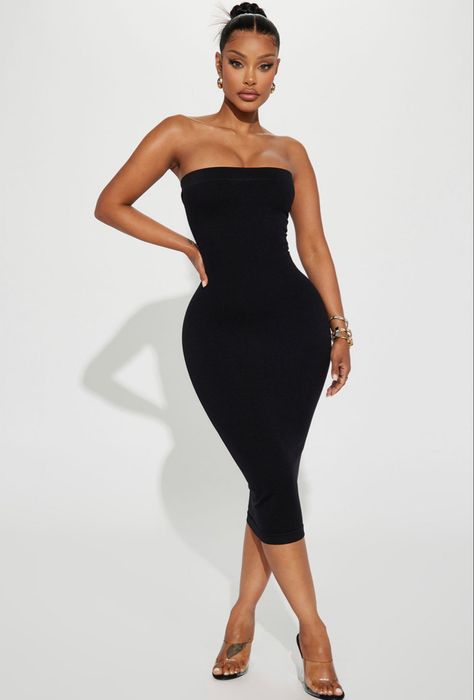 Tube Dress Outfit Classy, Tube Dress Outfit, Jodie Joe, Modesty Outfits, Boujee Outfits, Fashion Nova Outfits, Classy Casual Outfits, Cute Comfy Outfits