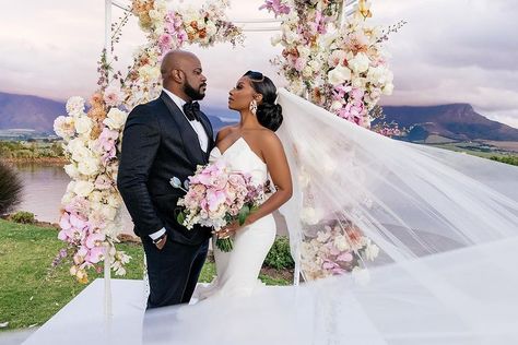 Stanlo Photography on Instagram: "I look over to you and I see perfection….. … Dasia & Khalil had the most dreamy wedding in Cape Town Africa! ❤️❤️❤️What’s your dream wedding…" Vineyard Elopement, White Orchid Bouquet, Stellenbosch South Africa, New York Hotel, Bridesmaid Groomsmen Gifts, Cape Town Wedding, Advice For Bride, No 26, Wedding Week