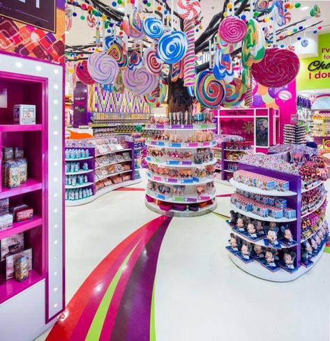 some ideas share with you about designing an attractive candy shop Candy Store Design Sweet Shops, Candy Shop Ideas, Candy Shop Ideas Design, Candy Store Ideas, Candy Shop Design, Sweet Shop Design, Toy Store Design, Candy Store Design, Candy Store Display