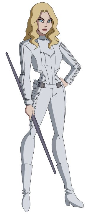 White Canary White Hero Suit Female, White Hero Costume Design, Superhero Suit Design Female White, White Hero Suit, White Superhero Suit Female, White Superhero Suit, Superhero Outfits Design Female, White Canary Dc, Supergirl Series