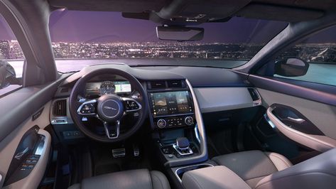 Jaguar Suv Interior, Jaguar E Pace, Jaguar Suv, Jaguar Sport, Interior Wallpaper, Jaguar Car, Compact Suv, Jaguar E, Life Vision Board