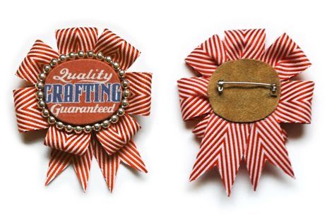 Badges With Ribbon, Cathe Holden, Prize Ribbon, Award Ribbons, Award Ribbon, Ribbon Brooch, Ribbon Rosettes, Fabric Brooch, Birthday Badge