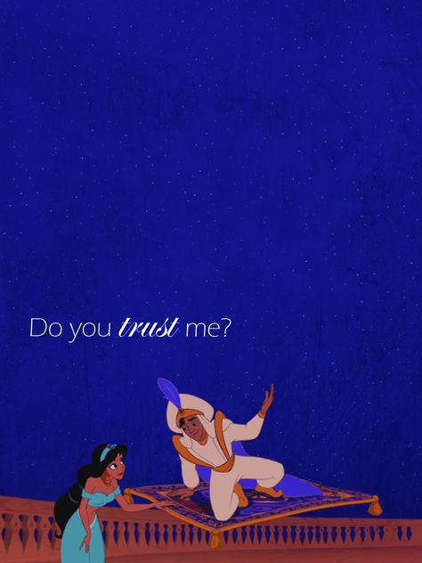 No, you're a stranger with a flying carpet. My parents taught me not to trust strangers with flying carpets. Do You Trust Me, Image Princesse Disney, Magic Lamp, Aladdin And Jasmine, Princess And The Frog, Disney Aladdin, Disney Life, Disney Kids, Disney Quotes