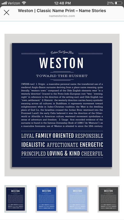 Weston Name, English Surnames, Classic Names, Baby Names And Meanings, Name Meaning, Place Names, Names With Meaning, Baby Name, Glasgow