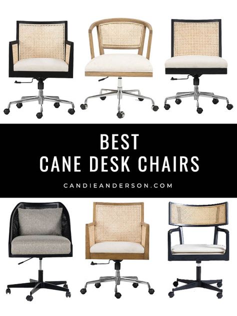 Best cane desk chairs Cane Office Chair, Cane Desk Chair, Rattan Office Chair, Rattan Desk Chair, Japandi Chair, Cane Desk, Japandi Furniture, Wooden Office Chair, Japanese Desk