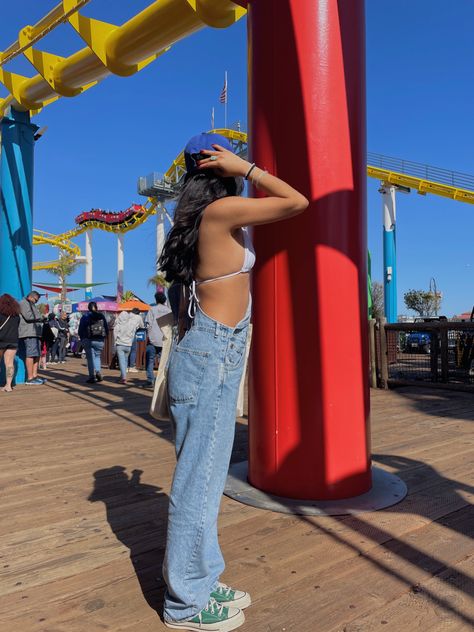 Santa Monica Pier Outfit, Santa Monica Outfit, Pier Outfit, Cali Trip, La Outfits, Santa Monica Beach, Santa Monica Pier, 13th Birthday, Urban Outfits