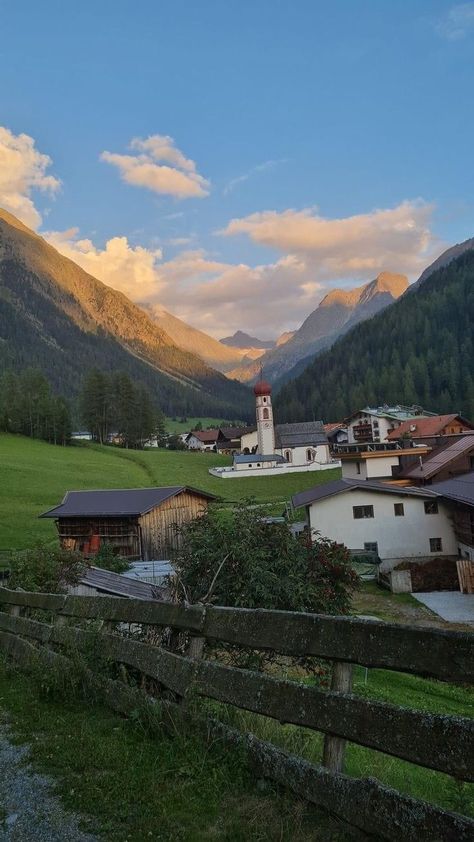 Austria Alps Summer, Austrian Alps Aesthetic, House In The Alps, Summer In Village, Summer Mountain Aesthetic, Mountain Village Aesthetic, Austria Aesthetic Summer, The Alps Aesthetic, Clarity Aesthetic