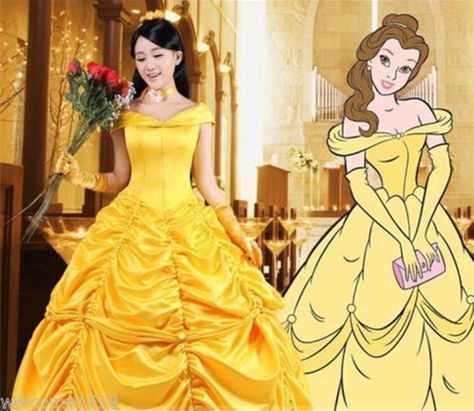 Cinderella Fancy Dress, Adult Princess Costume, Belles Dress, Beauty And The Beast Dress, Princess Belle Costume, Yellow Long Dress, Cinderella Cosplay, Belle Princess, Belle Cosplay