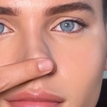 Natan Kamla on Instagram: "LOVE this nose contour hack! Would you try it? @elfcosmeticsuk Halo Glow contour wand in Fair/Light and Light/medium @hourglasscosmetics Vanish airbrush Concealer" Button Nose Contour, Halo Glow Contour, Contour Wand, Nose Contour, Halo Glow, Button Nose, Nose Contouring, Try It, You Tried