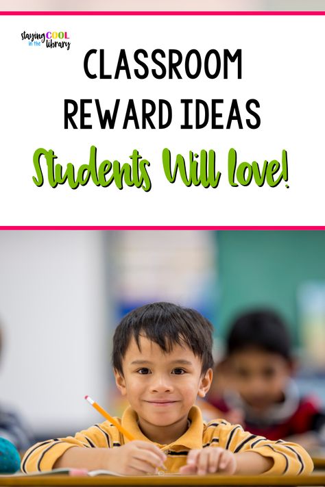 Here are some classroom reward ideas your students will LOVE! Librarian Ideas, Student Treats, Class Incentives, Reward Ideas, Reading Incentives, Library Lesson Plans, Picture Book Activities, Library Center, Library Media Specialist