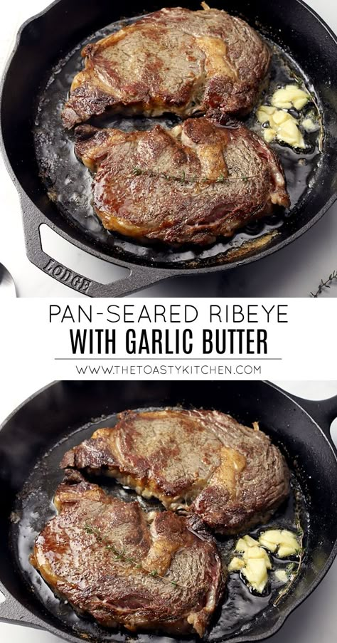 Rib Eye Steak Recipes Pan, Stovetop Steak Recipes, Stovetop Steak, Seared Ribeye Steak, Pan Seared Ribeye, Beef Rib Steak, Steak Recipes Pan, Ribeye Recipe, Romantic Night At Home