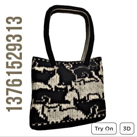 Bags Roblox Codes, Berry Ave Bag Code, Roblox Bag Codes, Berry Avenue Codes Bag, Y2k Cat, Emo Outfit Ideas, Pelo Cafe, Black Hair Roblox, Baddie Outfits Ideas