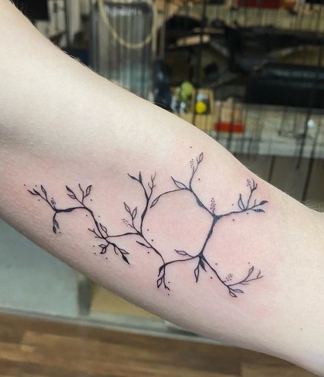 Dopamine Tattoo Men, Thyroid Tattoo Ideas, Molecule Tattoo Ideas, Dopamine Molecule Tattoo, Dopamine Molecule Art, Small Science Tattoos, Serotonin Molecule Art, Nurse Tattoo Ideas Small, Trans Tattoo Ideas