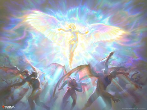 ArtStation - Cleansing Nova - Magic: the gathering Light Magic Fantasy Art, Light Magic Aesthetic, Mtg Cards, Mtg Art, Magic Aesthetic, Light Magic, Fantasy Concept Art, Fete Anime, Magic Art